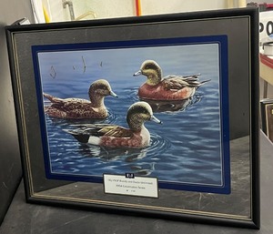 E&J VSOP Brandy and Ducks Unlimited 2004 Conservation Series, Limited Edition, numbered mirror