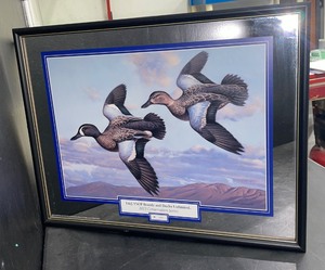 E&J VSOP Brandy and Ducks Unlimited 2003 Conservation Series, Limited Edition, numbered mirror