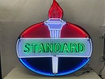 Standard Oil and Gasoline, NIB neon sign