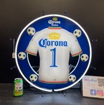 Corona Extra beer soccer / with futbol jersey, neon sign