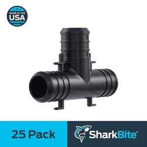 (4) SharkBite 34 in. PEX Barb Plastic Tee Fitting (25-Pack)