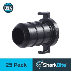 (4) SharkBite 12 in. PEX Barb Plastic Plug Fitting (25-Pack)
