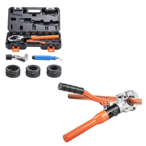Copper Pipe Crimping Tool, Hydraulic Pro Press Tool with 12 in. 34 in. 1 in. Jaws, Copper Tube Crimper, 2025 update