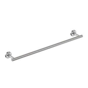 FORIOUS 24 in. Wall Mounted Single Towel Bar in Brushed Nickel