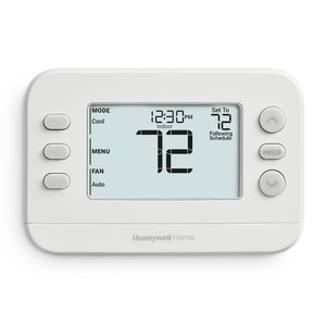 Honeywell Home X2P Programmable Thermostat, Single-Stage, 1-Heat1-Cool, 5-2 Day Schedule