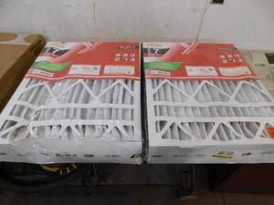 (2) HDX 20 in. x 25 in. x 5 in. Trion AirBear Replacement Pleated Air Filter FPR 7, MERV 10
