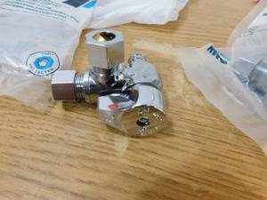 (3) SharkBite 12 in. PEX Barb x 38 in. O. D. Compression x 38 in. O. D. Compression Quarter Turn Stop Valve