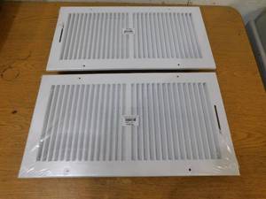 (2)16 in. x 8 in. 2 Way WallCeiling Register