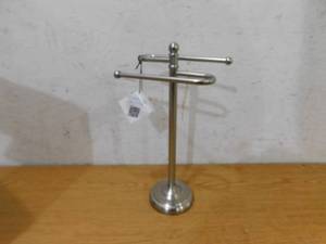 Catco Countertop S-Style Towel Holder in Satin Nickel