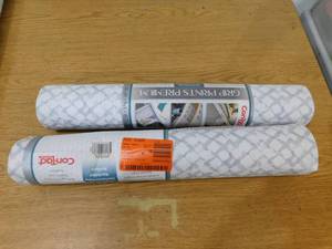 (2) Con-Tact 18 in. x 6 ft. - Grip Print Premium, Trellis Grey