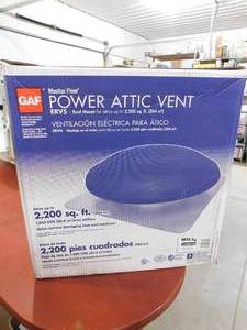 Master Flow 1250 CFM Mill Power Roof Mount Attic Fan
