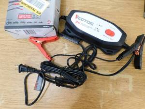 VECTOR 2 Amp Battery ChargerMaintainer