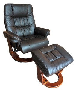 LLR - BenchMaster Nicholas Ii 7580wb Swivel Recliner & Storage Ottoman Set