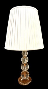 LBR2 - Stacked Glass Ball Table Lamp 30 Tall