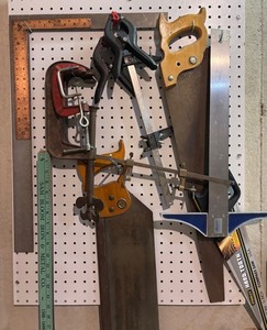TR - Mixed Lot of Saws, Clamps & Measuring Tools