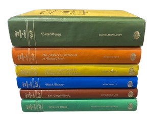 LBR2 - World Book Treasury of Classics Childrens Classics (Lot of 6)