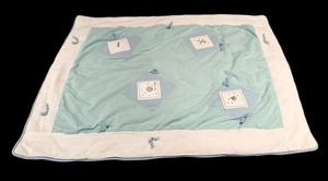LBR1 - Ethan Allen Baby Blanket 39 X 30 12 in