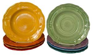 Ceramiche Piccadilly Hand-Painted Pottery Dinnerware (Lot of 10)