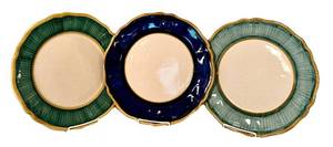 Ceramiche Piccadilly Hand-Painted Dinner Plates (Lot of 3)