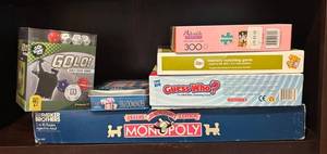 LL - Monopoly, Guess Who, GoLo & Assorted Board Game Mixed Lot