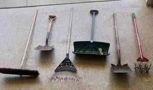 G - Shovels, Broom, Rake, Garden Weasel and More
