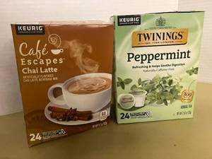 Chai Latte and Peppermint K-Cups