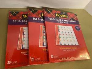 Scotch Self-Seal Laminating Pouches