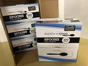 Individually Wrapped Plastic Spoons