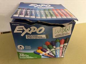 Expo Assorted Color Chisel Dry Erase Markers