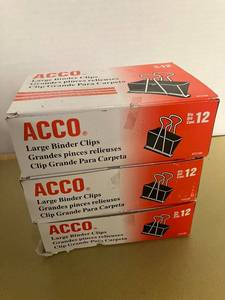 Acco Large Binder Clips