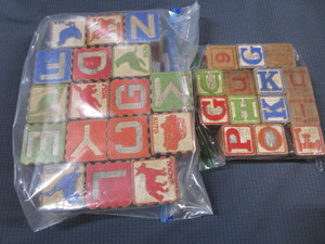 Wooden Alphabet Blocks
