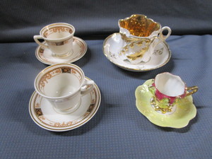Gilded Cup & Saucer Sets