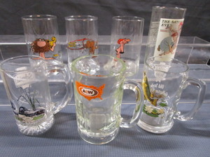 Mugs A&W, Old Style, Schmidt, Arbys Glasses