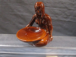 Frankoma Indian Maiden Tray