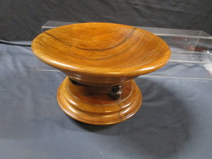 Wooden Footed Bowl