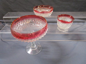 Cranberry Flash Glass
