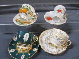 Four Fine Tea Cup Sets