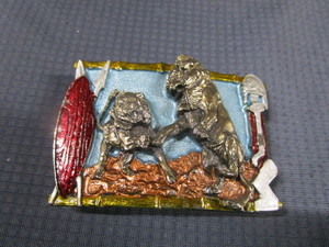 Cast Lion Belt Buckle
