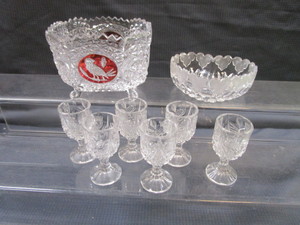 Fine Lead Glass Liqueurs, Dishes