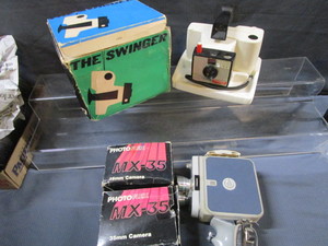 Cameras Swinger Polaroid, Movie & 35mm