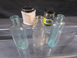 Collector Bottles & Milk Glass