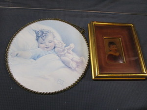B P Gutmann Print, Girl Picture