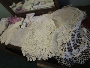 Embroidered & Crocheted Handiwork