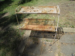 Vintage Metal Plant Stand