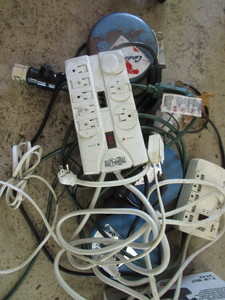 Retractable Reel, Surge Protector Strips