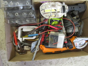 Testers, Router Bits, Box Cutter