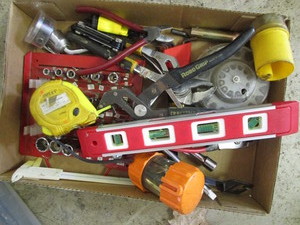 Sockets, Wrenches, Level, Driver Bits