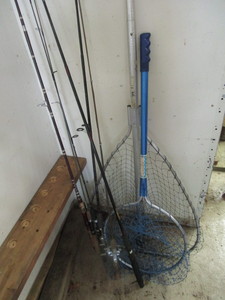 Landing Nets, Fishing Rods