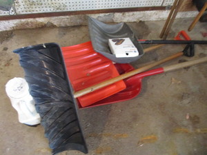 Shovels, Ice Melt, Yak Traks
