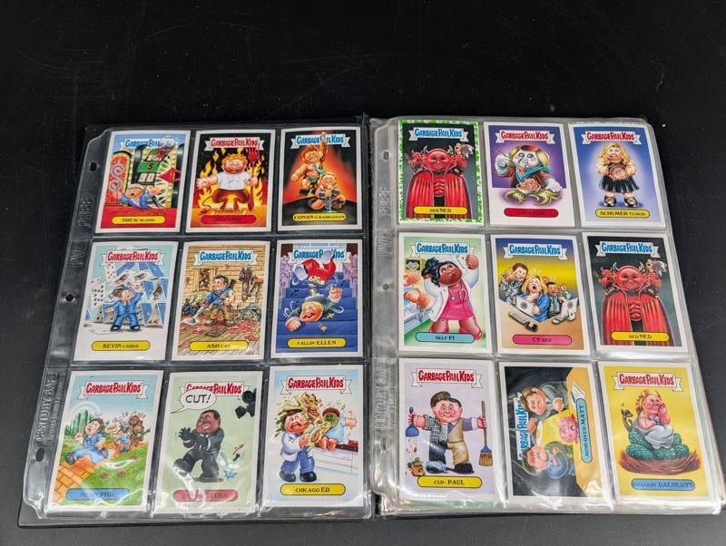 garbage pail kids card binder 12 Double Sided Pocket TopLoader | Fits 288 TopLoaders safe pages UniKeep Garbage Pail Kids GPK